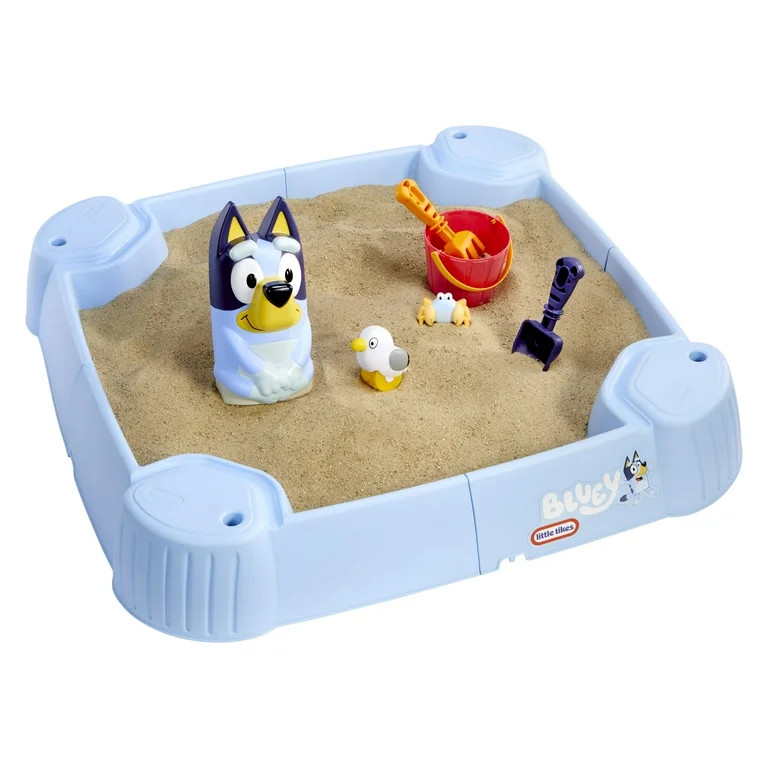 Little Tikes Bluey Beach Day Sand Box with 6 Accessories, Bluey Active Play, for Boys and Girls A... | Walmart (US)