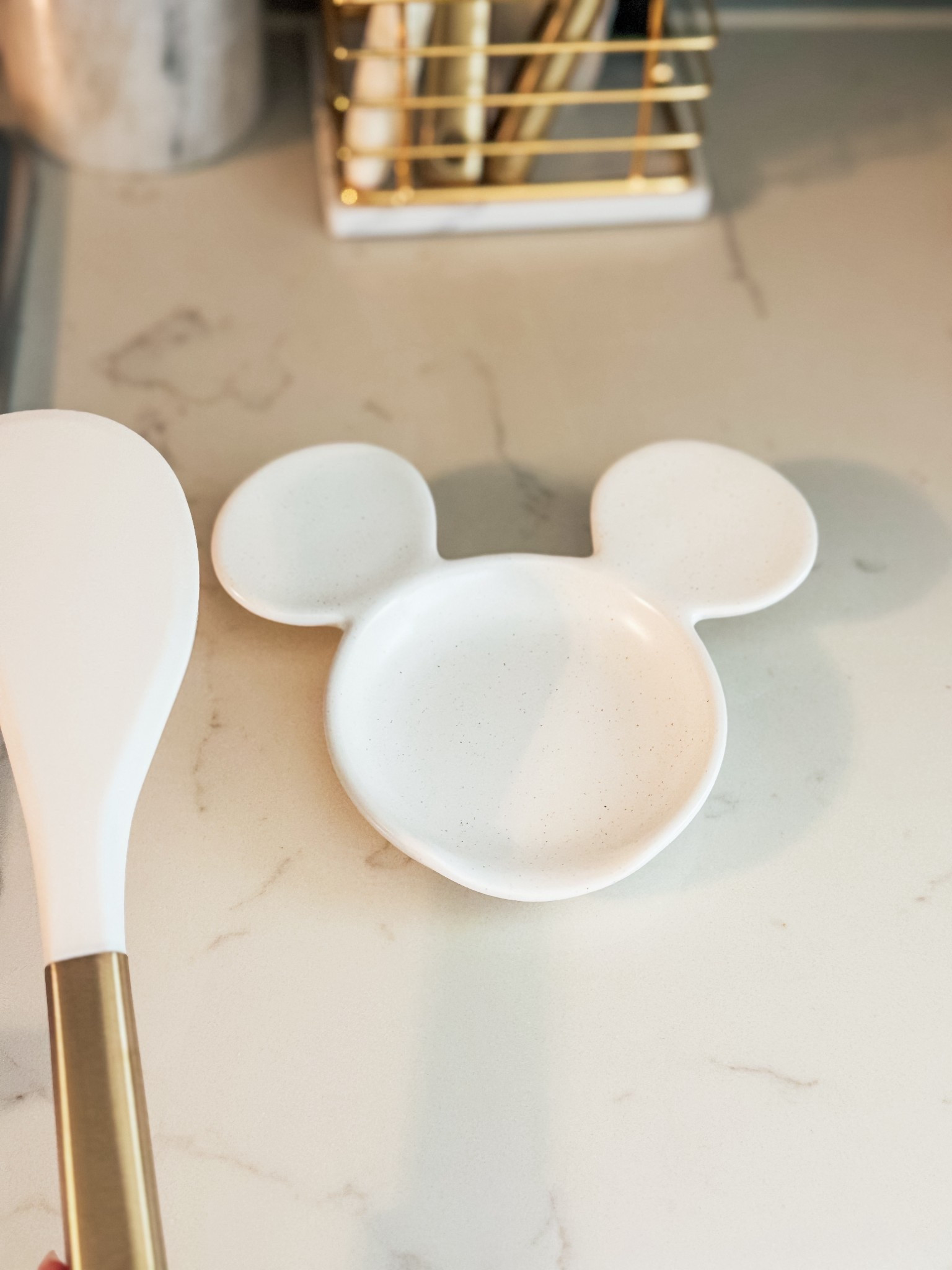 A touch of Disney and gold for your kitchen aesthetic. My favorite way to add subtle Disney vibes  

#LTKmomlife #LTKHome #LTKdayinmylife