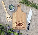 The Most Amazing Dad Custom Cutting Board or Cheese Board | Perfect for Dads Gift | Fathers Gift | C | Amazon (US)