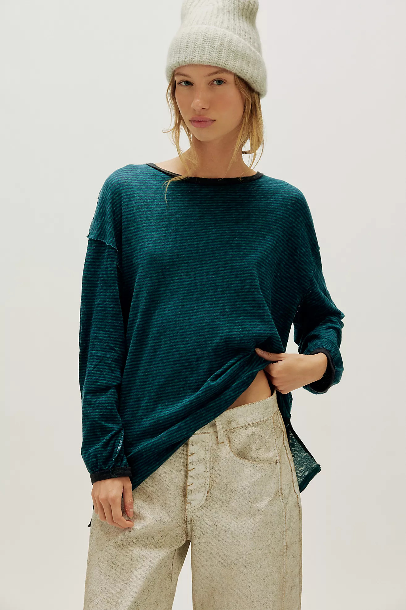 We The Free Veronica Stripe Tee | Free People (UK)