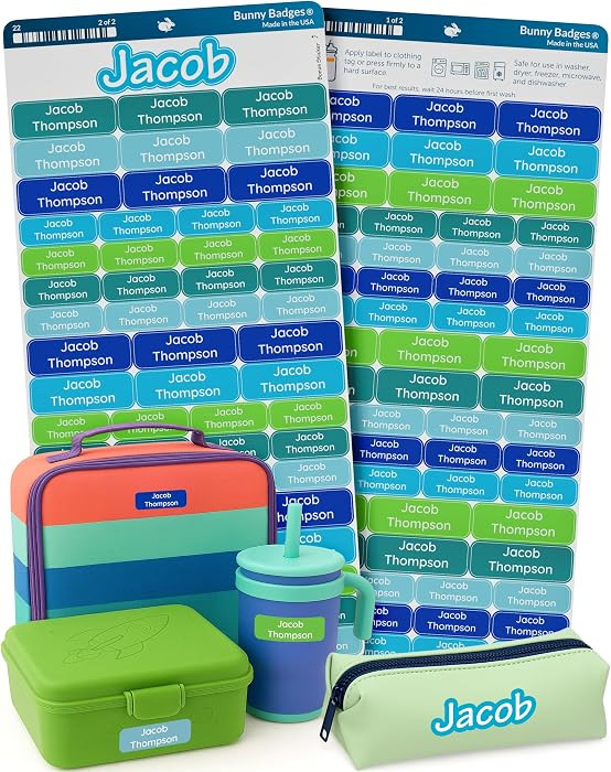 Personalized Daycare Name Labels for Kids (120 Labels) Custom Label for Clothing Tag - Waterproof... | Amazon (US)