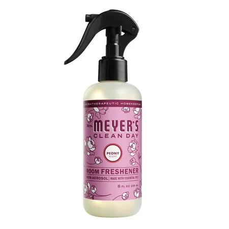 Mrs. Meyer s Clean Day Room Freshener Peony Scent 8 Ounce Non-Aerosol Spray Bottle | Walmart (US)