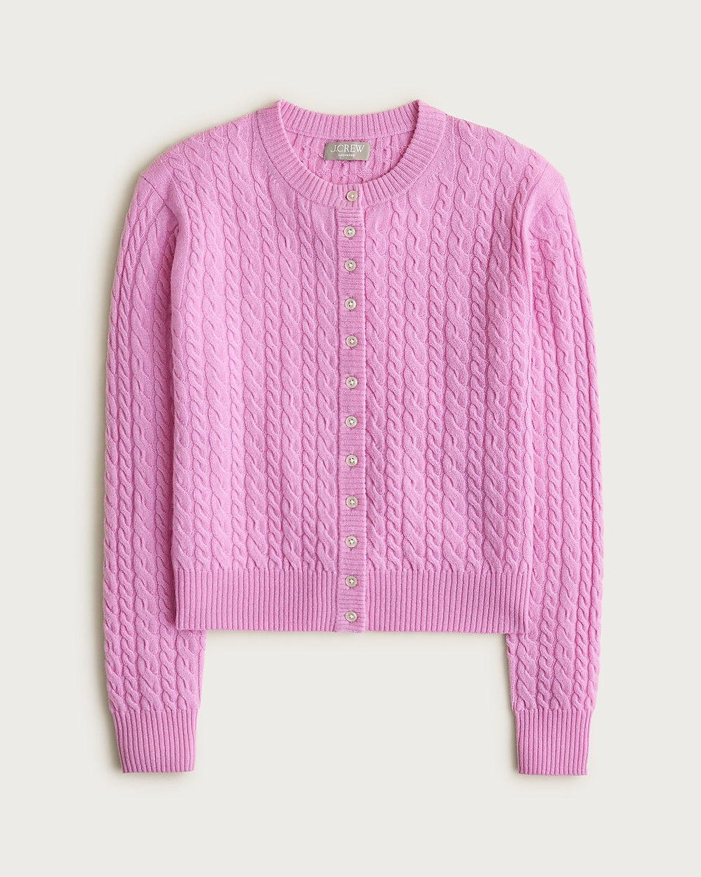 Perfect cashmere cable-knit cardigan | J. Crew US