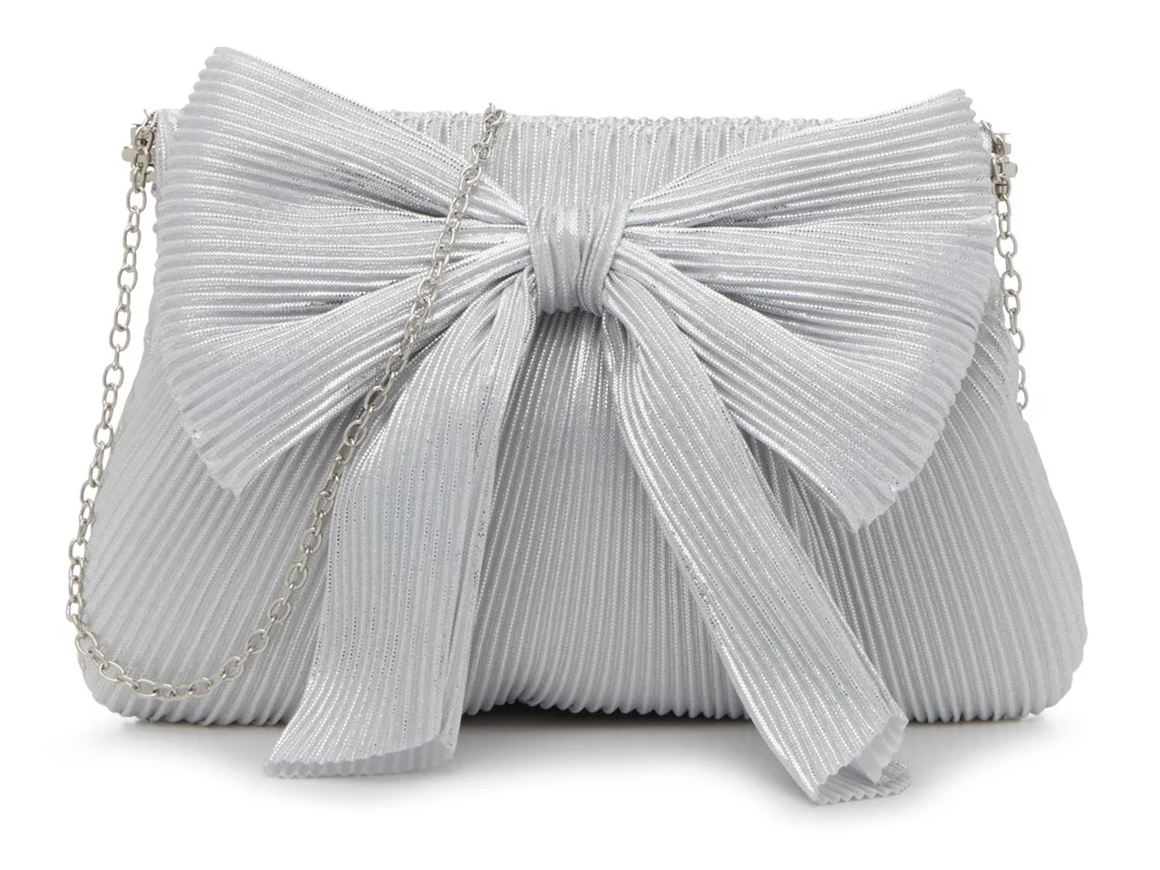 Kelly & Katie Pleated Bow Clutch | DSW