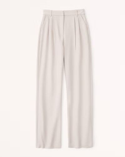 Curve Love A&F Sloane Tailored Pant | Abercrombie & Fitch (US)