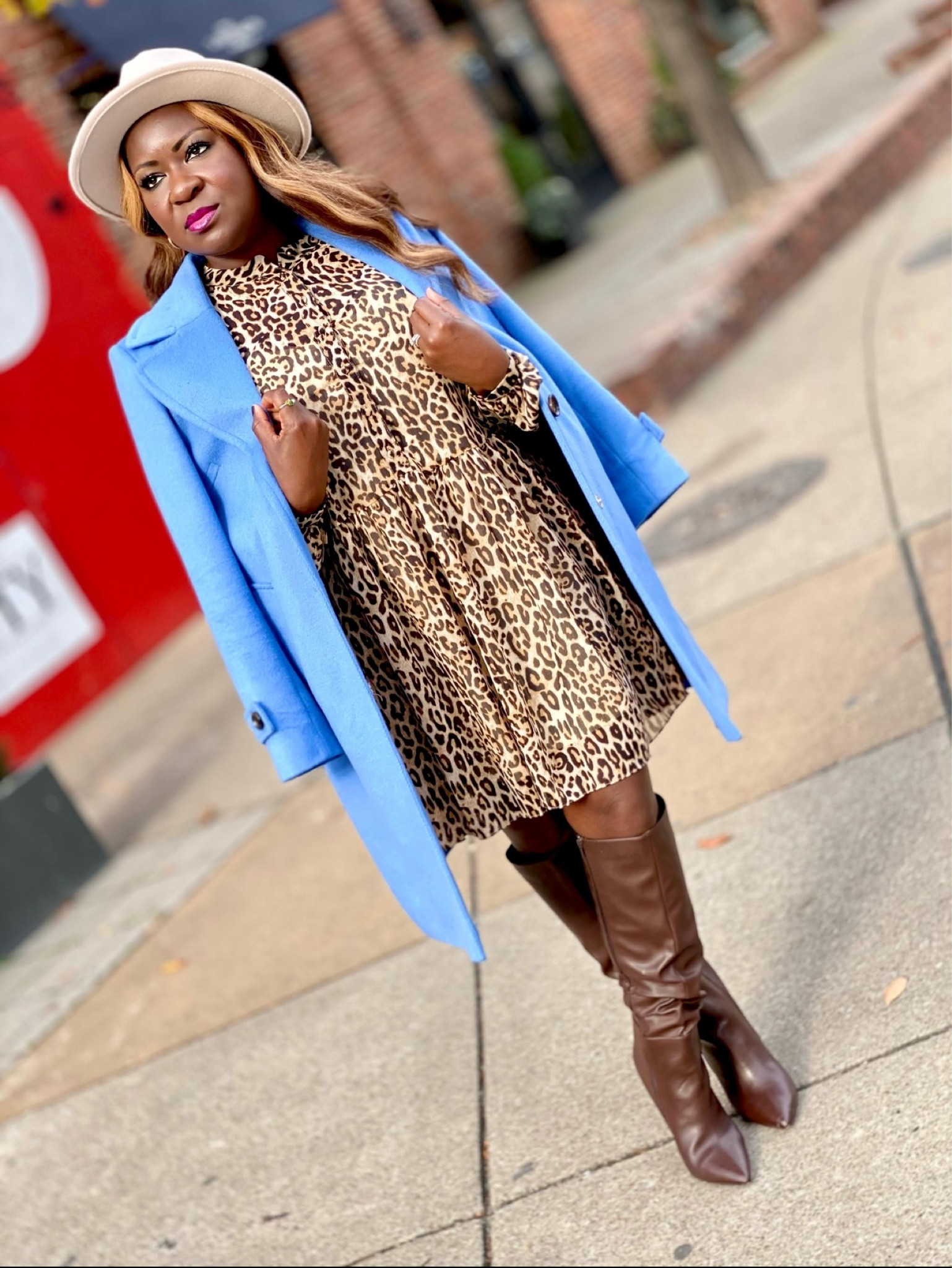 I have linked similar options for the coat, boots and dress 

#LTKstyletip #LTKover40