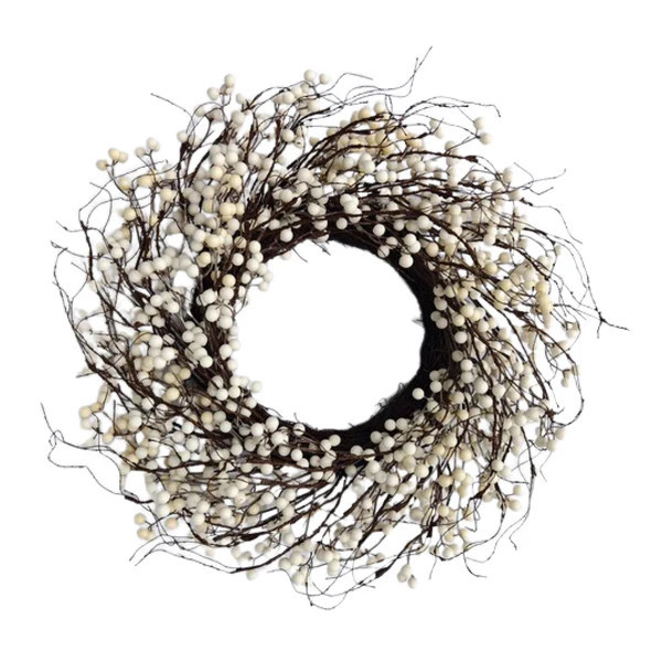 White Berry Wreath | Fig and Dove