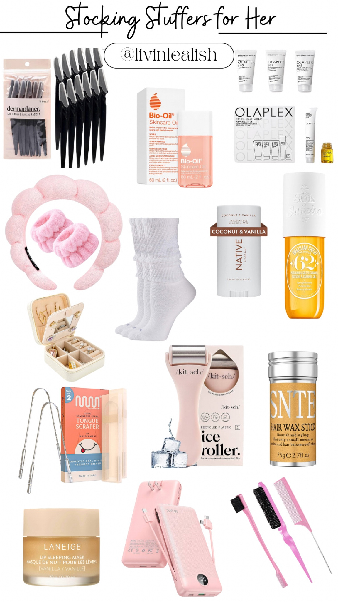 Stocking stuffers for HER! #giftguide #stockingstuffers #christmas 

#LTKbeauty #LTKHoliday #LTKGiftGuide
