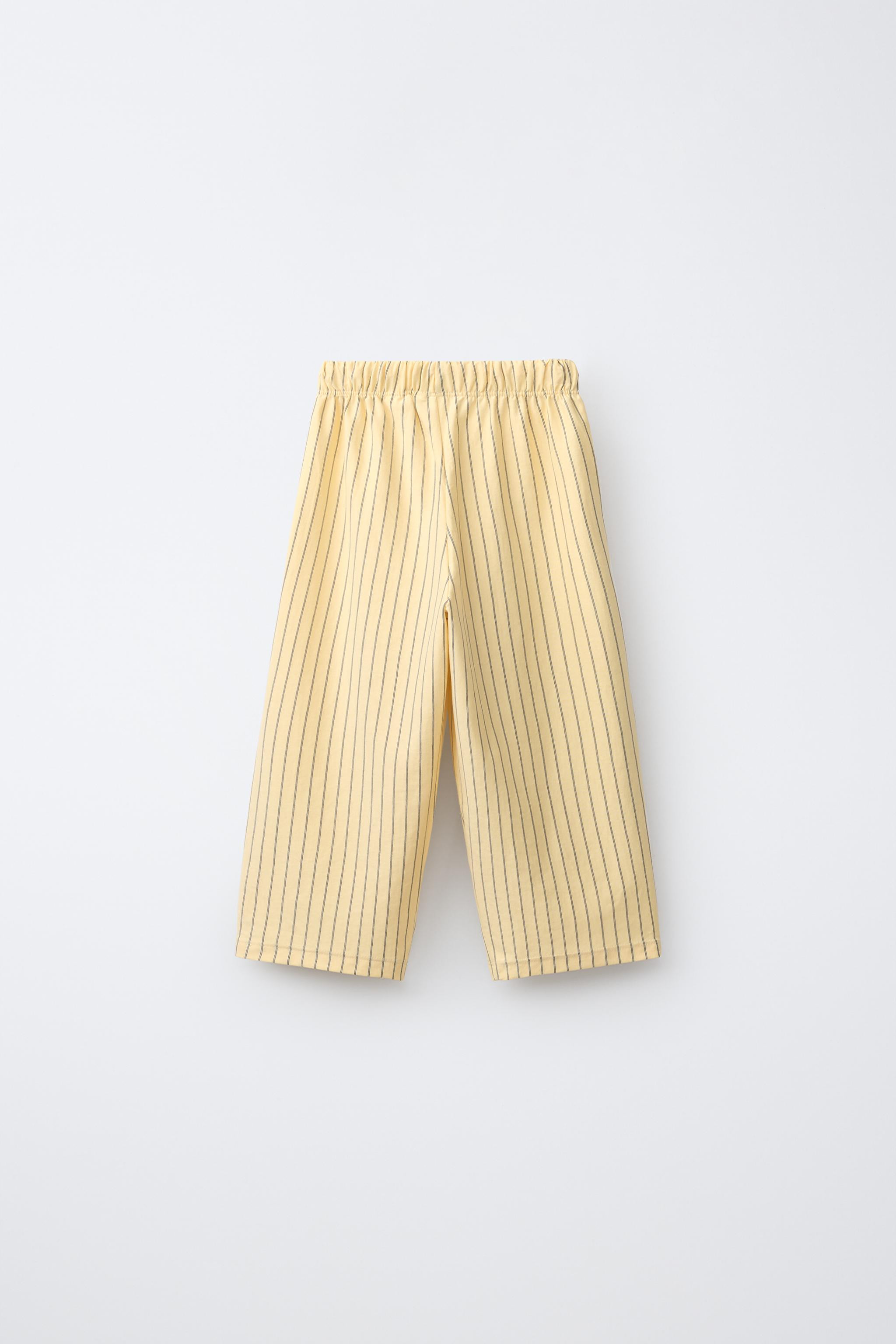 RELAXED STRIPED PANTS | Zara US