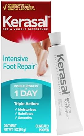 Kerasal Intensive Foot Repair Ointment, Smooth Rough Feet, 1 oz | Amazon (US)