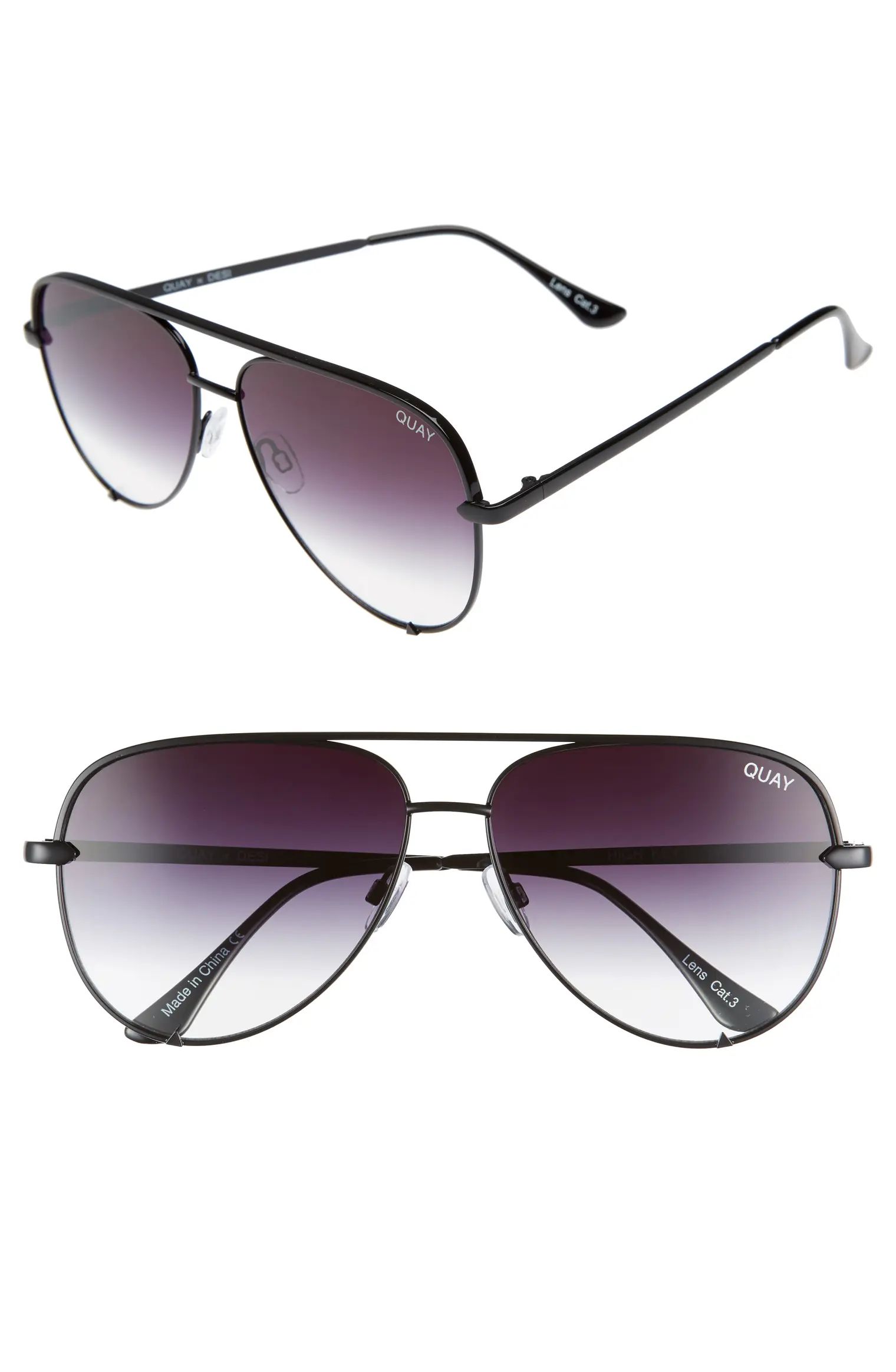 x Desi Perkins High Key 62mm Aviator Sunglasses | Nordstrom