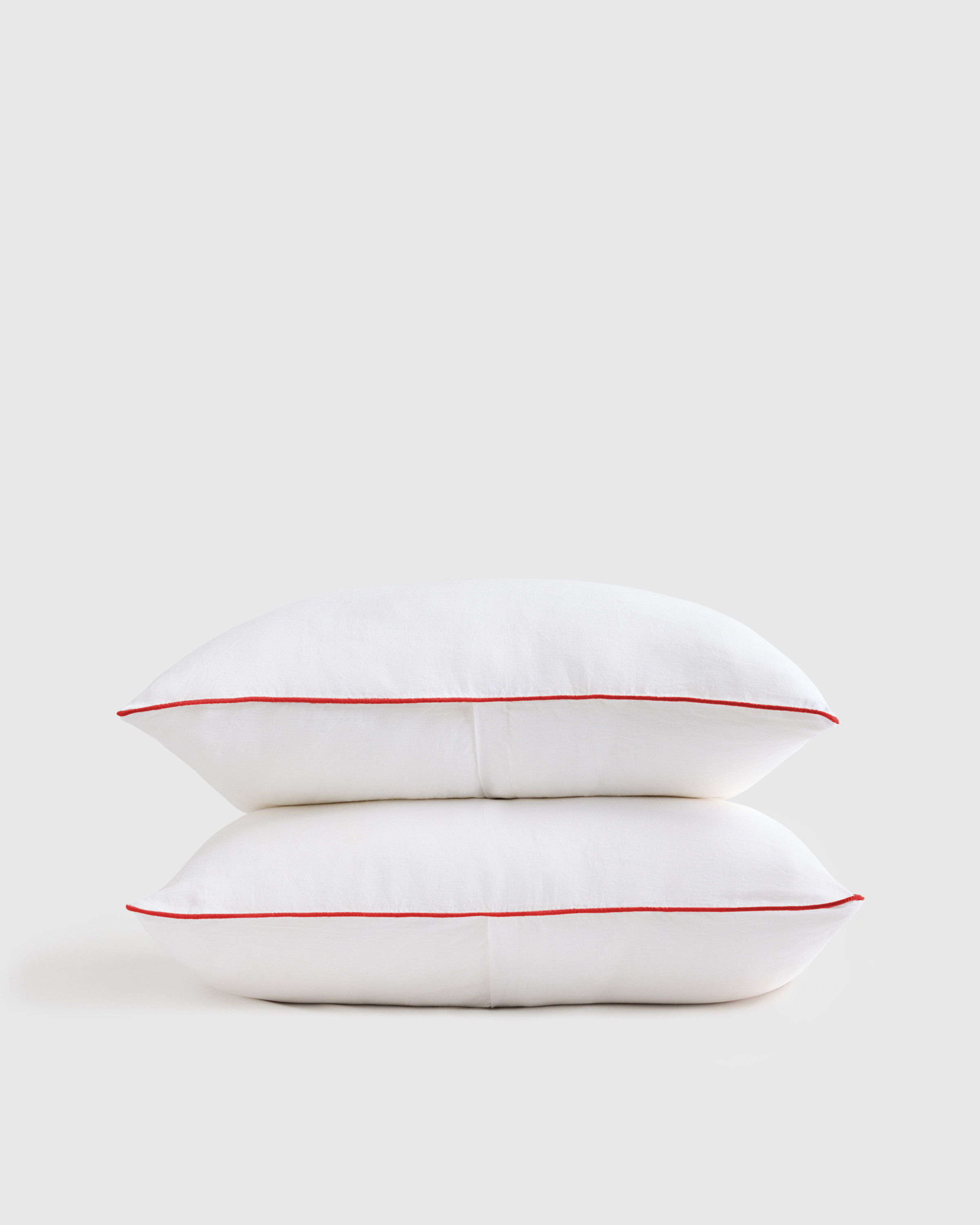 European Linen Piped Sham Set | Quince