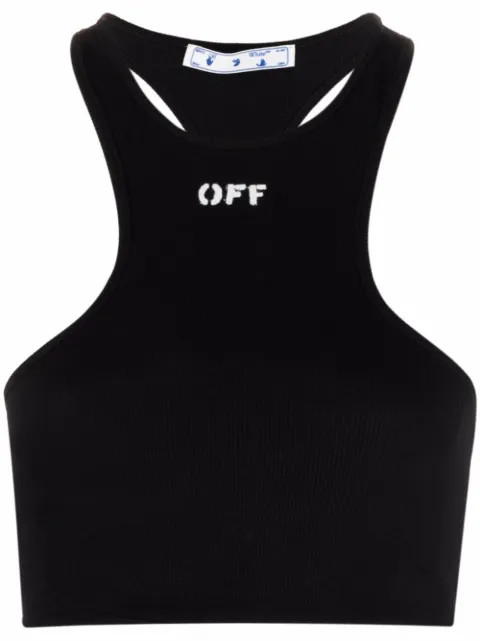 Off-White Logo Tank Top  - Farfetch | Farfetch Global