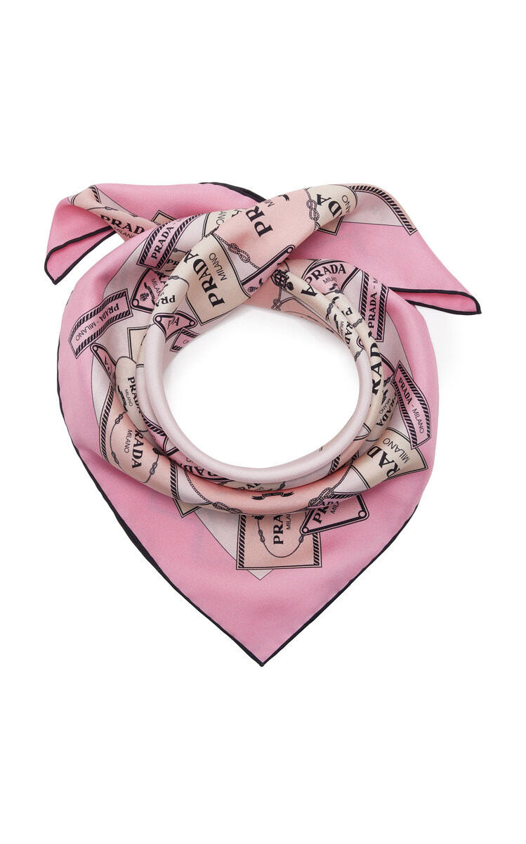 Heritage-Print Silk Twill Scarf | Moda Operandi (Global)
