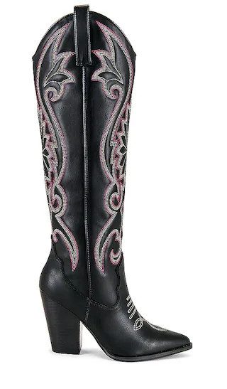 Lasso Boot in Black Multi | Revolve Clothing (Global)