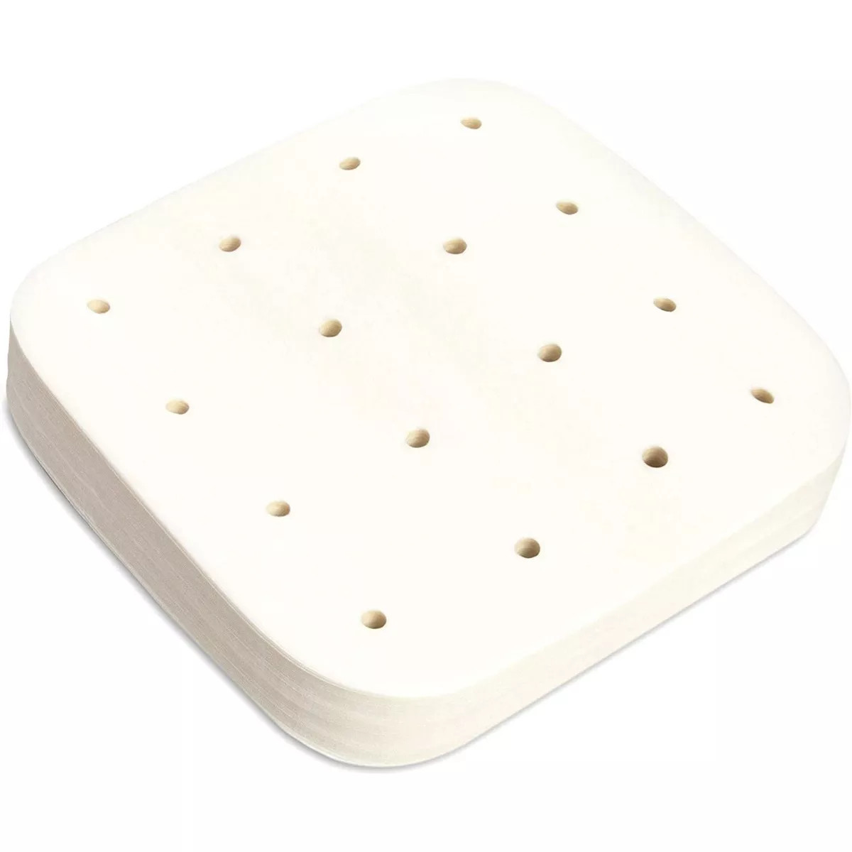 Juvale 200 Pack Square Air Fryer Sheet Liners, Perforated Parchment Paper, White, 8.5" | Target