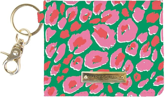 Mary Square 48164 Wild Child Pink Animal Print 4.75 x 3.5 Canvas with Protective Coating ID Snap ... | Amazon (US)