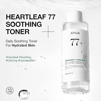 Anua Heartleaf 77 Soothing Toner I pH 5.5 Trouble Care, Calming Skin, Refreshing, Hydrating, Puri... | Amazon (US)