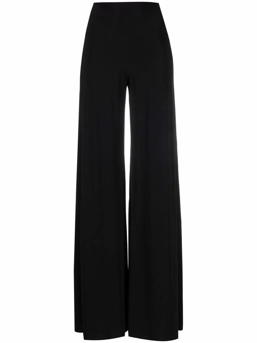 Norma Kamali Wide Leg Trousers | Baltini