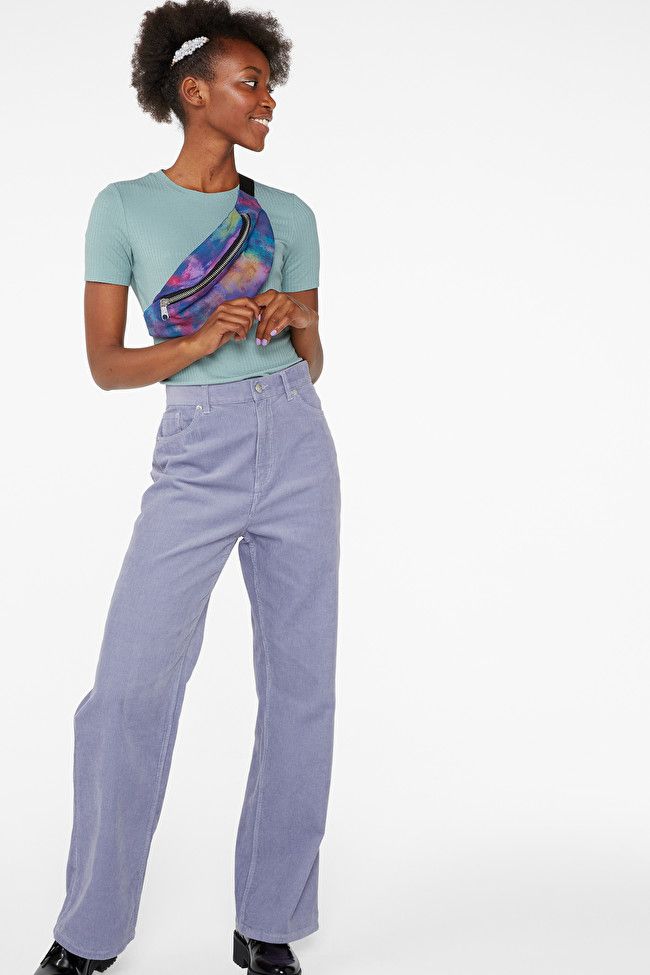 Monki cares
                		
                		Yoko corduroy trousers
                  			
			... | Monki