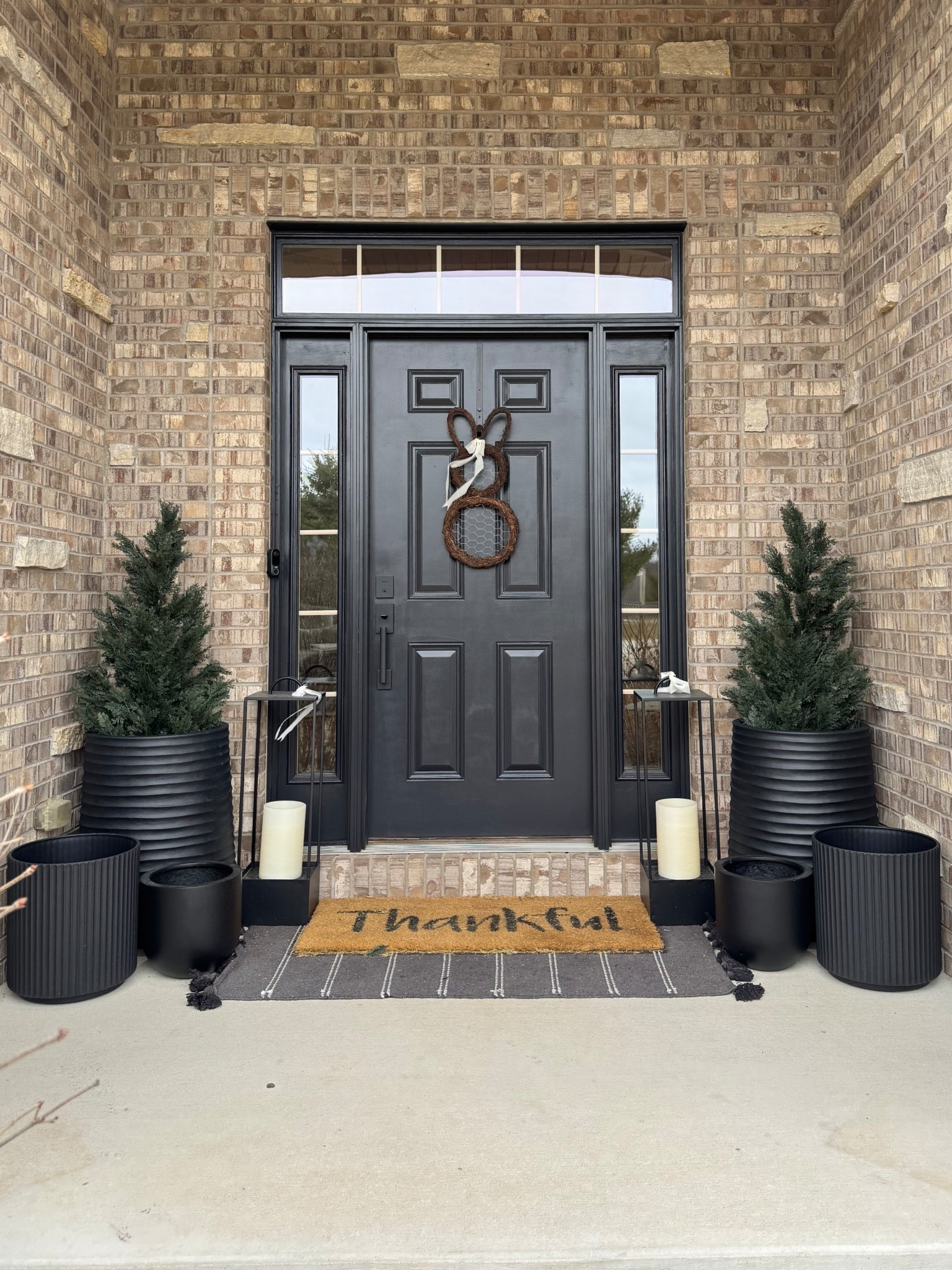 Transitional Winter to Spring Front Porch 

#LTKSeasonal #LTKSpringSale #LTKHome