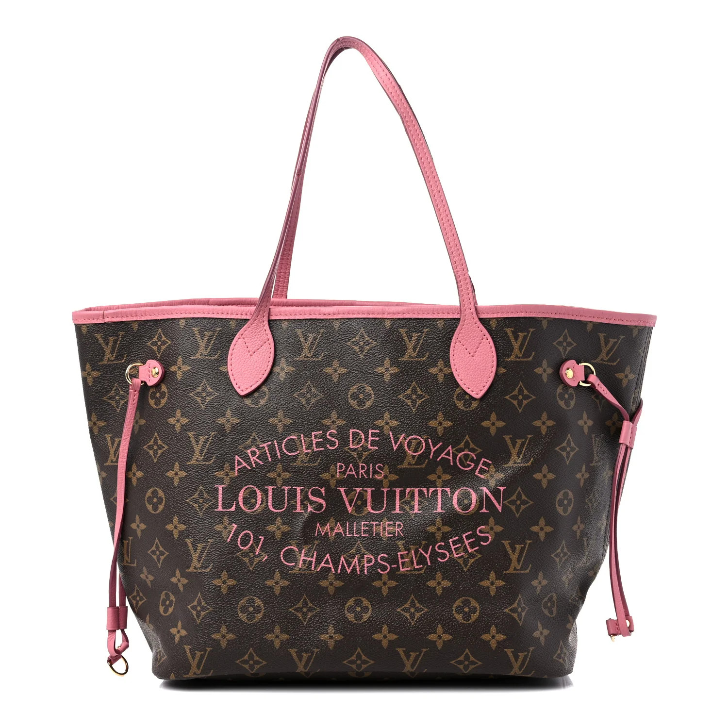 Monogram Articles de Voyage Ikat Neverfull GM Rose Velours | FASHIONPHILE (US)