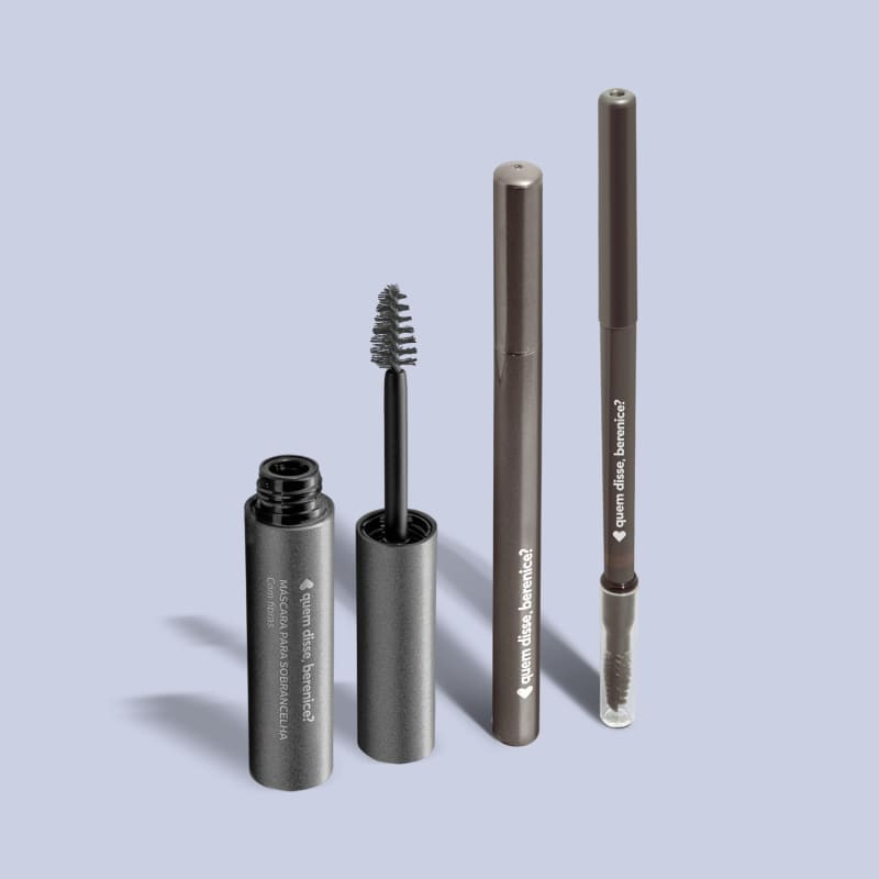 Combo Escurete: Lapiseira para Sobrancelha 350mg + Máscara para Sobrancelhas com Fibras 3,5g + C... | QuemDisseBerenice (BR)