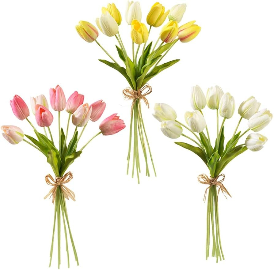 RAZ Imports 15" Tulip Bundles (Set of Three) | Amazon (US)
