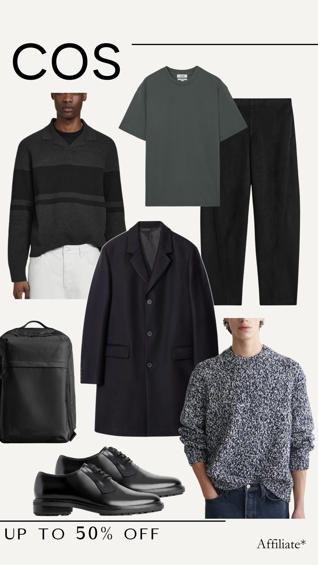 up to 50% off at COS 

 #LTKHoliday #LTKSaleAlert #LTKMens