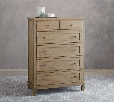 Sausalito 6-Drawer Tall Dresser | Pottery Barn (US)