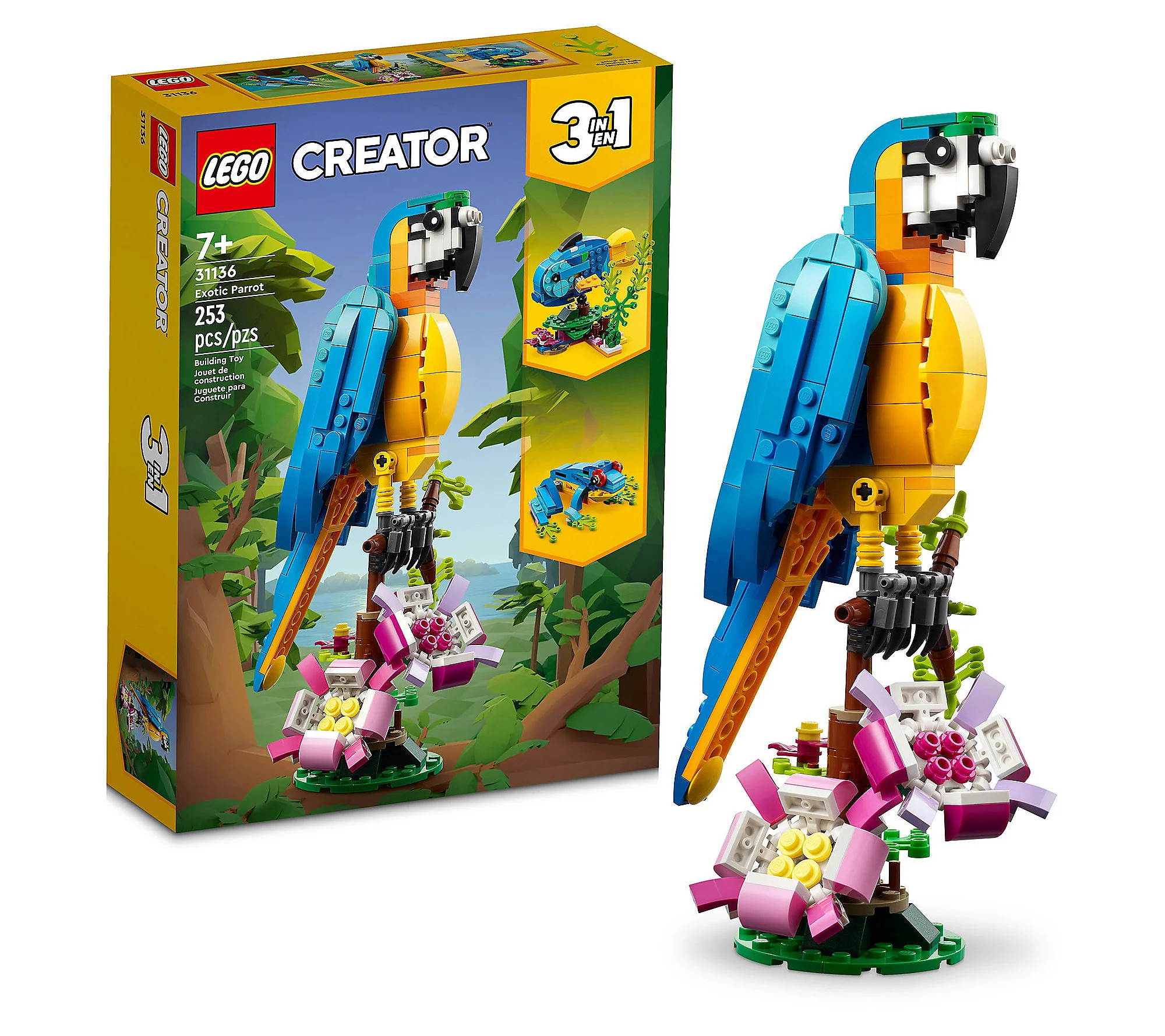 LEGO Creator Exotic Parrot Building Toy Set | QVC