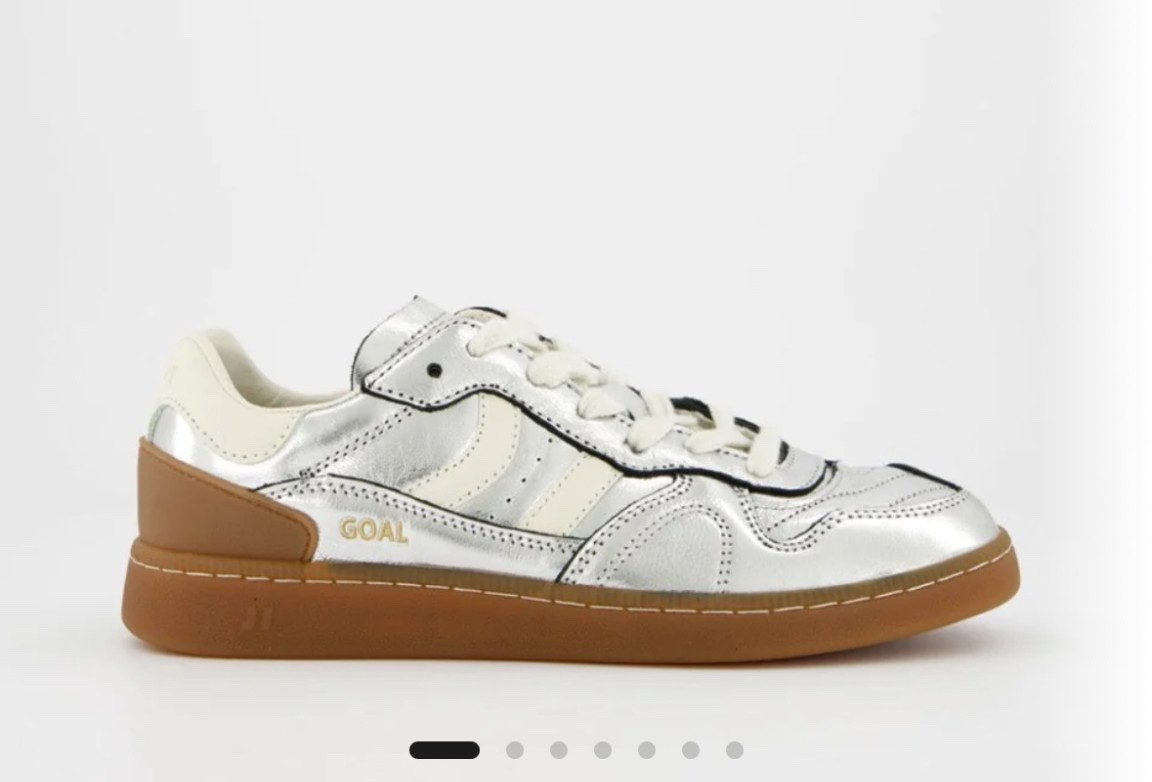 Silver sneakers 

#LTKU #LTKSeasonal #LTKShoeCrush