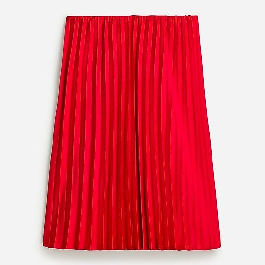 Pleated pull-on mini skirt | J.Crew US