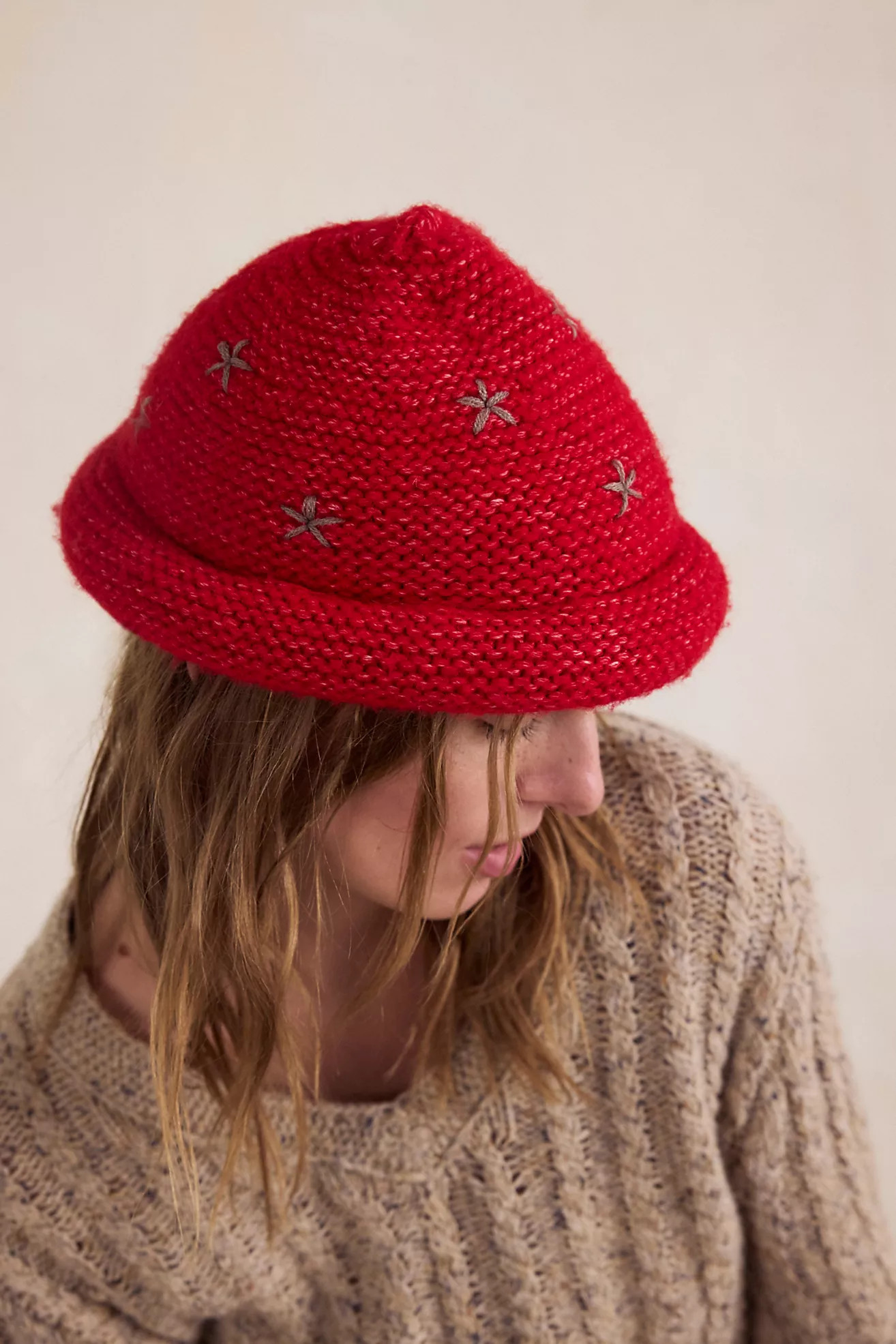 Daisy Knitted Bucket Hat | Free People (UK)