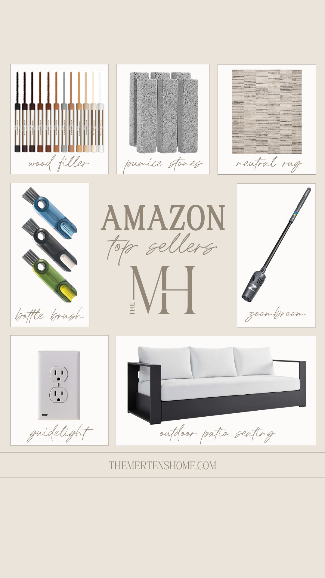 Amazon top sellers this week 🤍 These are the pieces you all can’t stop loving right now, from patio seating and bottle brushes to the Zoombroom, plus cleaning and lighting favorites that keep selling out. 

 #LTKHome