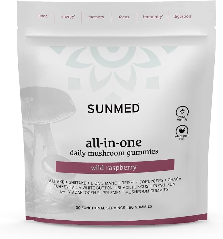 All-in-One Mushroom Gummy Supplements with 10 Functional Mushrooms - Enhance Focus, Stabilize Moo... | Amazon (US)