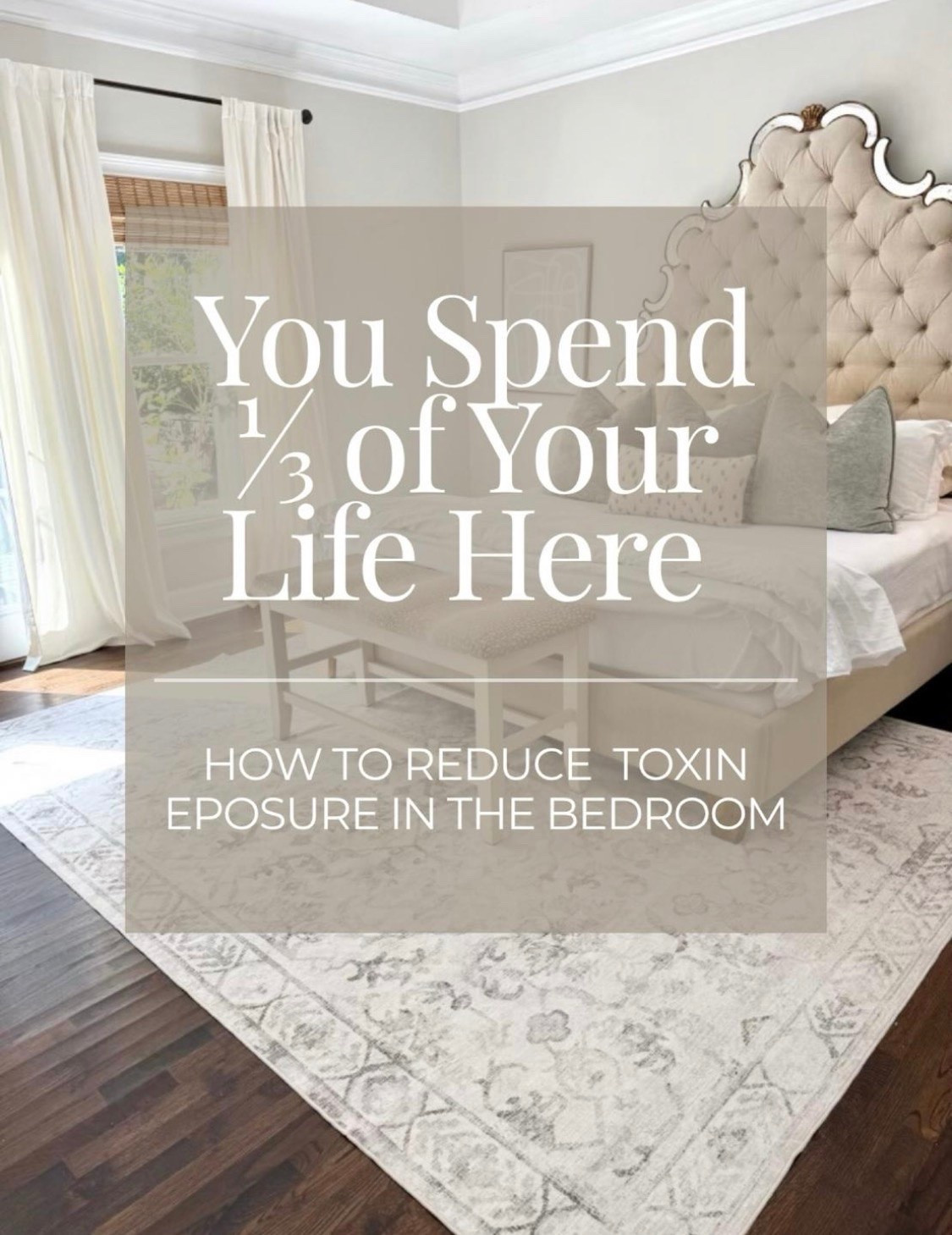 Did you know the average human spends approximately 1/3 of their life in the bedroom?  

With synthetic bedding, fragranced detergents, off-gassing mattresses, blue light from devices, the exposure level all adds up over time. I’ve spent years researching + swapping out the products in my bedroom and these are my top #LoTox  recs! 

Some of these are quick and easy swaps like sheets or lightbulbs, others are more of an investment, such as a mattress. 

It can be overwhelming to think about swapping everything all at once (it took me literally years to research and swap out most of the products in my bedroom).  Don’t stress about overhauling everything all at once, just save this list for later when you’re ready to make a swap! 

I like to use what I called the “one in, one out” method.  The next time your lightbulb burns out, consider replacing it with an incandescent lightbulb.  The next time you’re looking to order a new set of sheets, maybe opt for organic cotton instead of a polyester blend.   One in, one out, is easier to manage than a massive overhaul! Let me know in the comments if you have any questions or are looking for another #LoTox rec. 
#LoToxHome

#LTKHome #LTKselfcare #LTKmomlife