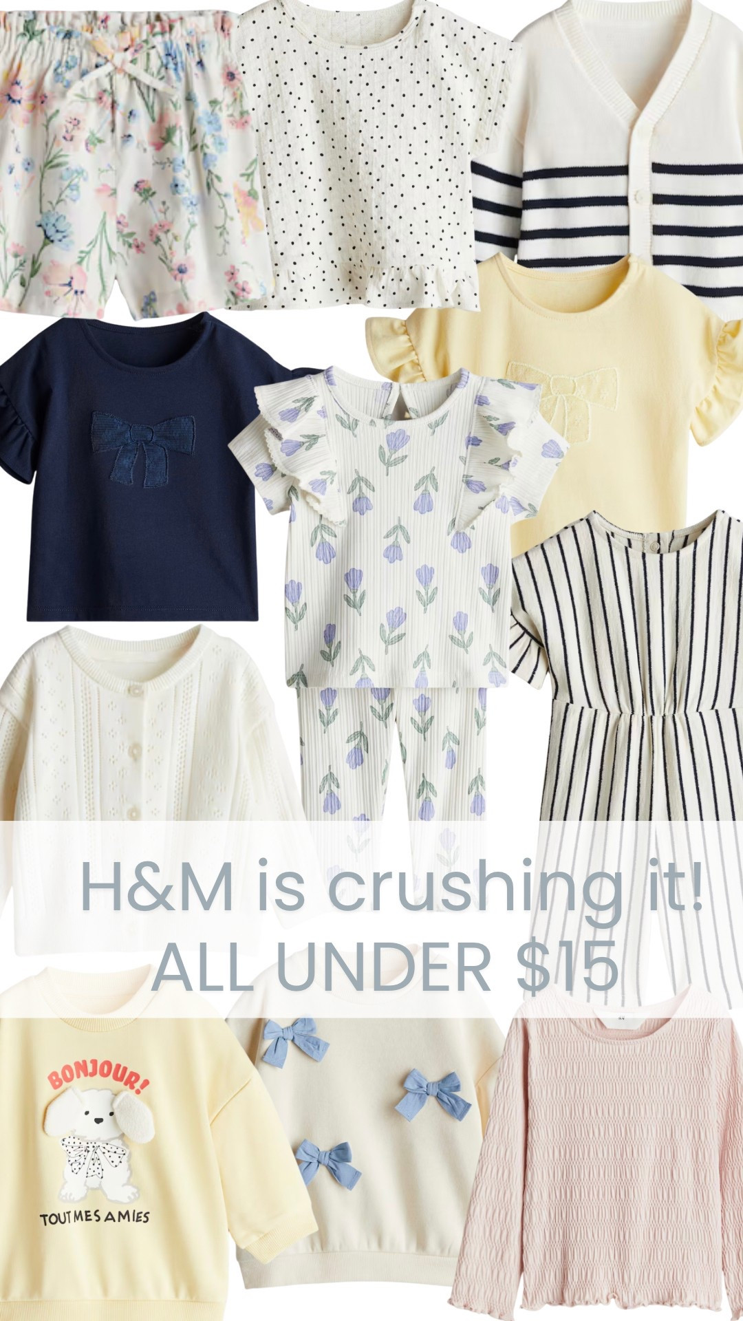 Loving spring at H&amp;M so affordable and cute! Currently on sale:25% OFF $125, 20% OFF $100, 15% OFF $60

#LTKKids #LTKFindsUnder50 #LTKSpringSale