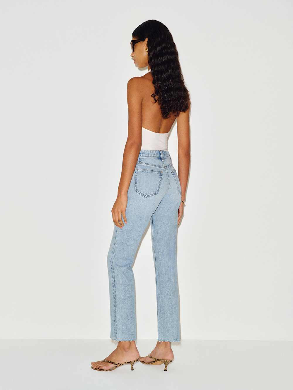 Cynthia High Rise Straight Jeans | Reformation (Global)