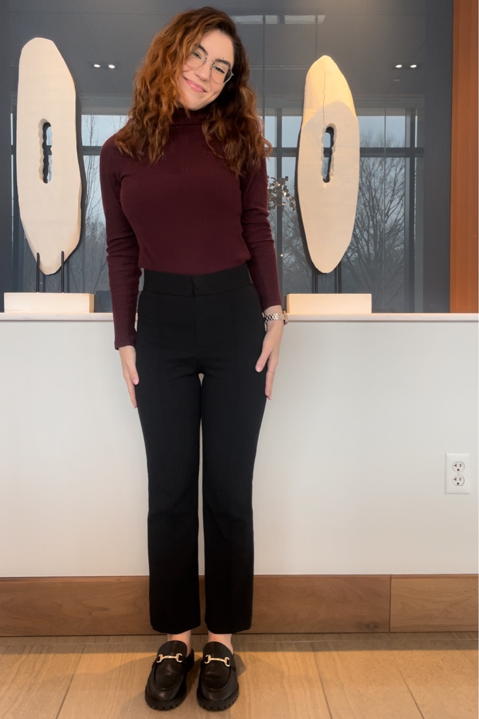 Turtleneck and comfy workwear 🤌🏻

#LTKSpringSale #LTKshoecrush #LTKworkwear