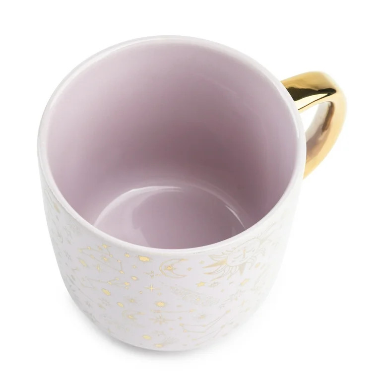 (2 pack) Thyme & Table 16 fl oz Gold Stars Ceramic Coffee Mug | Walmart (US)