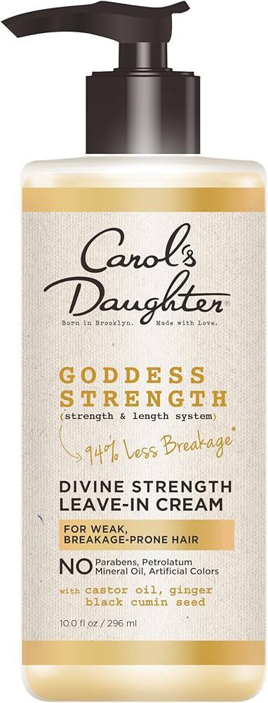 Carol's Daughter Goddess Strength Leave In Conditioner Cream, 10 Fl Oz - Strengthening and Moistu... | Amazon (US)