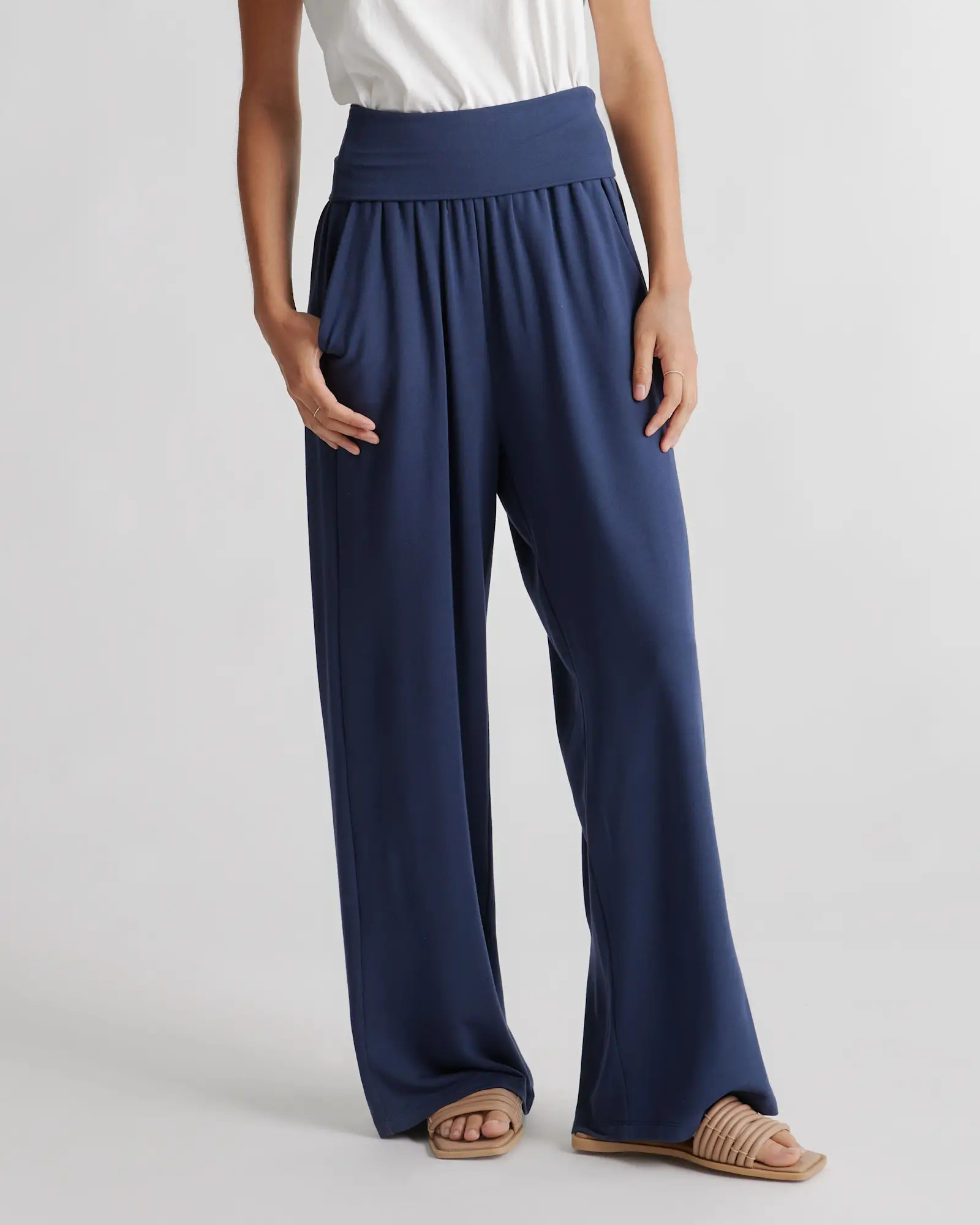 French Terry Modal Wide Leg Pant | Quince