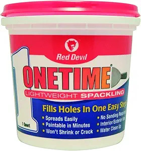 Red Devil 0544 ONETIME Lightweight Spackling, 1 Quart | Amazon (US)