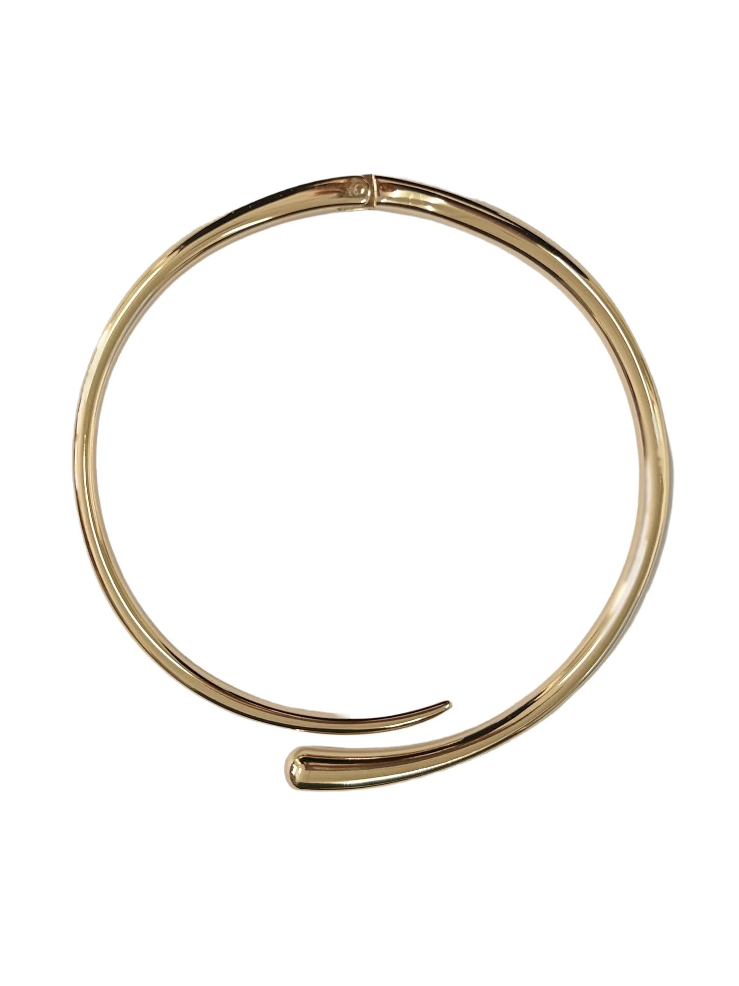 Time and Tru Metal Choker Necklace Gold Plated for Female Adults and Teens | Walmart (US)