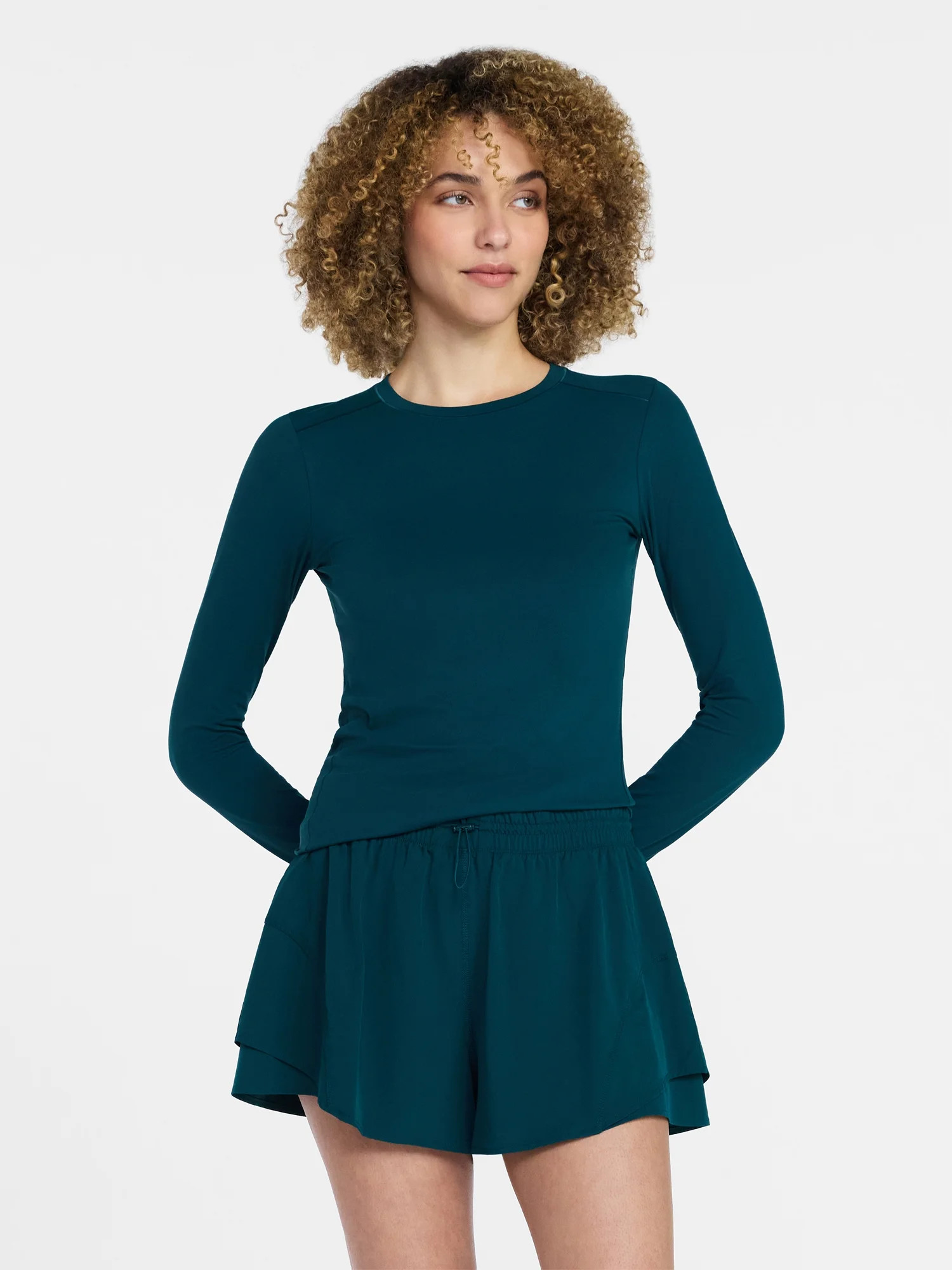 Avia Women's and Women's Plus SoftSculpt Long Sleeve Tee, Sizes XS-4X | Walmart (US)