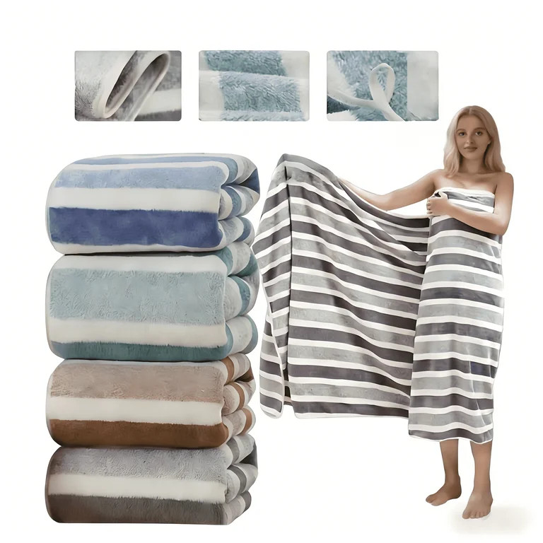 Fylivore Toallas de Ba\u00f1o de Playa Paquete de 4,35"x70" Ultrasuaves y Absorbentes Ligeras, To... | Walmart (US)