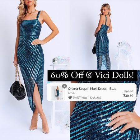 60% Off Vici Party Looks!!

Snag this gorgeous black tie turquoise sequin gown for just $39 with code: Party60!

#Vici #ViciDolls


#LTKsalealert #LTKHoliday #LTKunder50