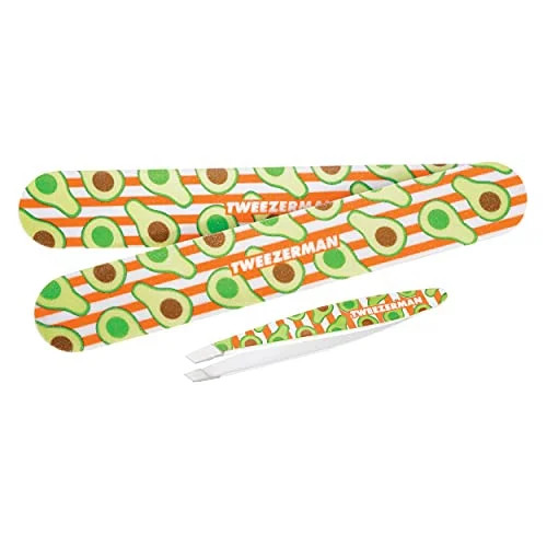Tweezerman Avocado Duo Files & Tweezer Set | Walmart (US)
