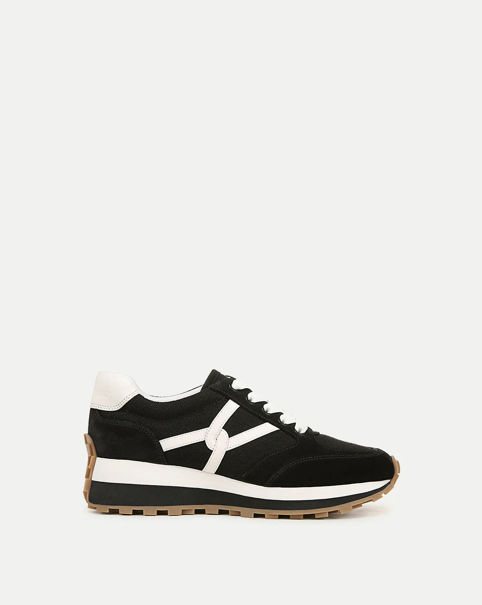 Veronica Beard Valentina Sneaker Black White | Veronica Beard